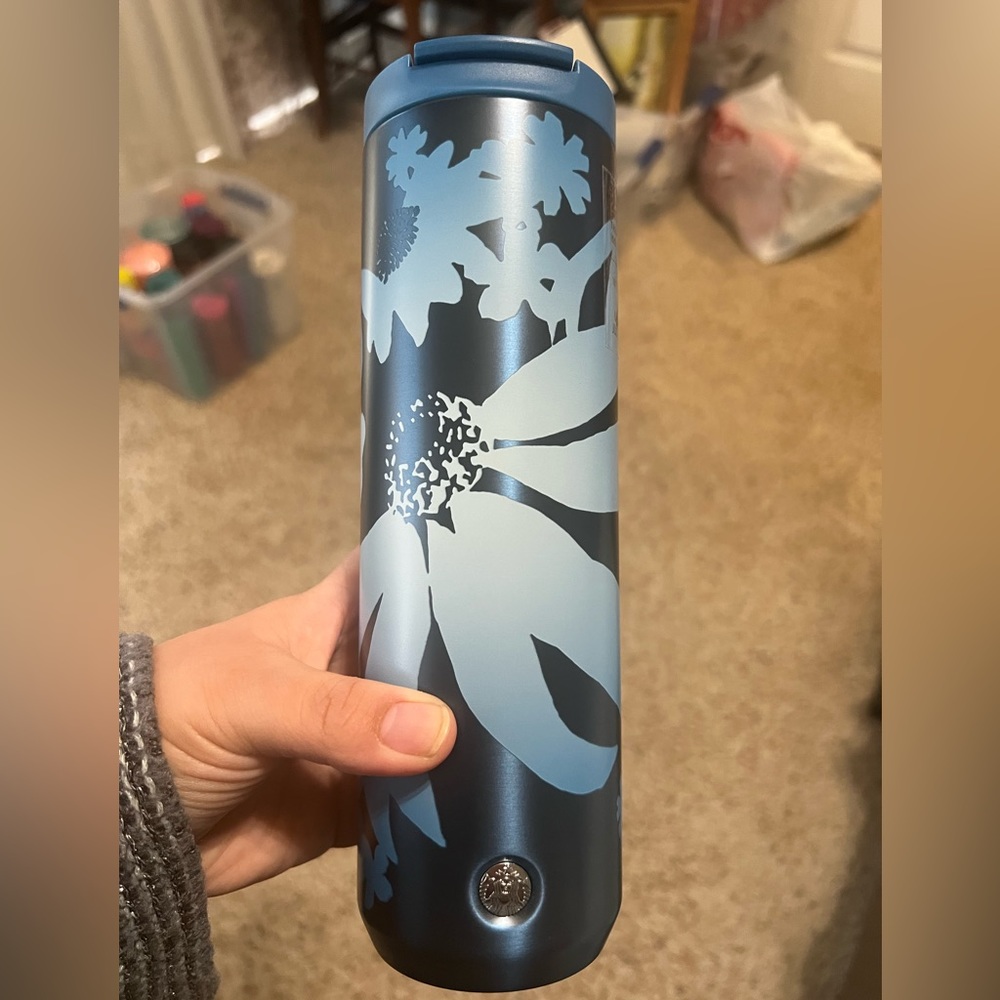 Starbucks flower stainless steel tumbler